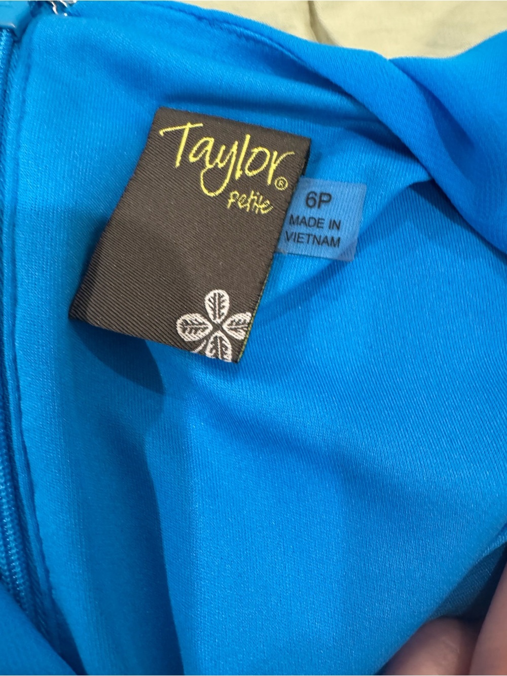 Bright Blue Ruffle Hem Dress - Picture 2 of 5